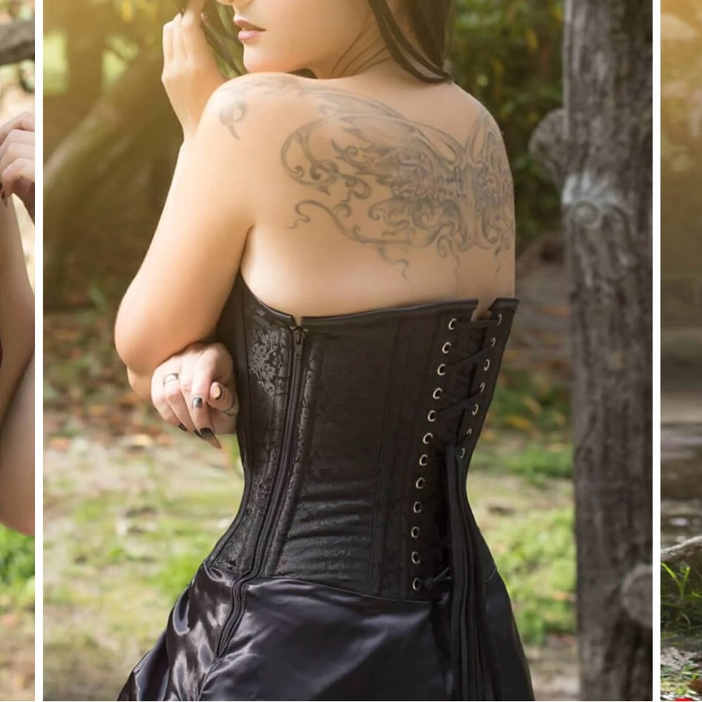 HAMAR Alt Goth Overbust Steampunk Corset Dress